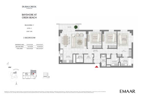 Apartamento en venta en Dubai Creek Harbour (The Lagoons), Dubai, EAU 1 dormitorio, 55 m2 № 728658 - foto 10