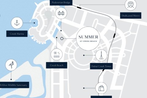 آپارتمان برای فروش در  Dubai Creek Harbour (The Lagoons)، Dubai، امارات متحده عربی  1 خوابه ، 62 متر مربع ، شماره 728659 - تصویر 4