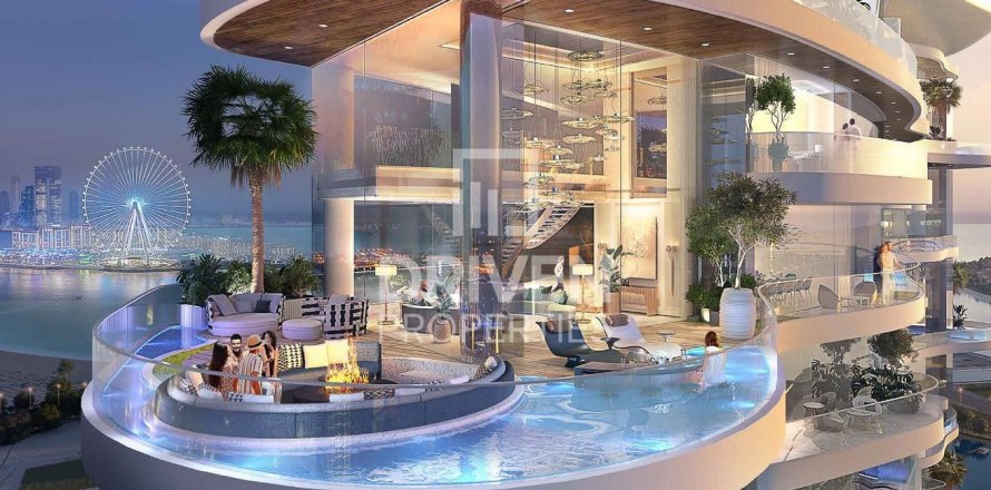 Dubai Harbour, Dubai, संयुक्त अरब अमीरात में अपार्टमेंट, 1 बेडरूम, 74 वर्ग मीटर, संख्या 654200