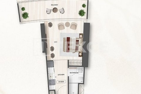 Apartmen di Jumeirah Village Triangle, Dubai, UAE 1 bilik, 35 meter persegi № 629792 - foto 17