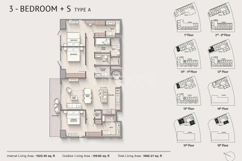 Пәтер Dubai Silicon Oasis, Дубай, БАӘ-да 1 жатын бөлме, 72 м² № 726461 - фото 10