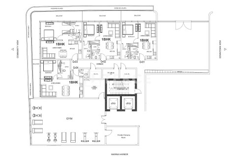 Huoneisto Dubai, Arabiemiraatit 2 makuuhuonetta, 146 m2 № 708907 - kuva 25