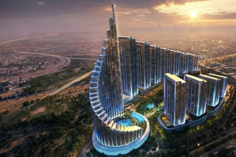 Apartemen di Dubai, UEA 1 kamar tidur, 56 m2 nomor 685579 - foto 2