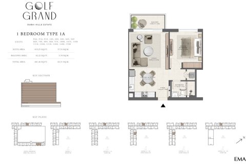 Apartment in Golf Grand in Dubai Hills Estate, UAE 1 bedroom, 63 sq.m. № 704944 - photo 6