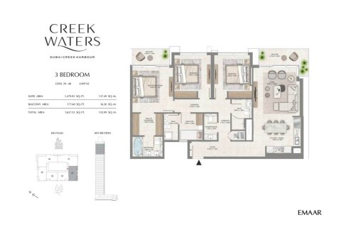 Apartment in CREEK WATERS APARTMENTS in Dubai Creek Harbour (The Lagoons), Dubai, UAE 1 bedroom, 70 sq.m. № 704945 - photo 11