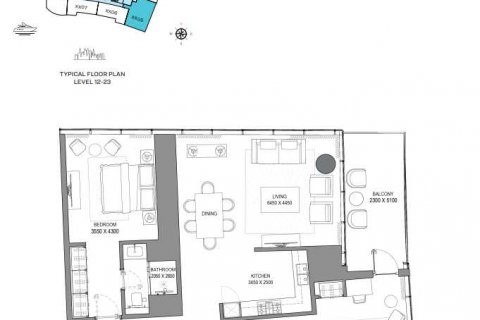 Apartment in Dubai Harbour, UAE 2 bedrooms, 137 sq.m. № 636966 - photo 3