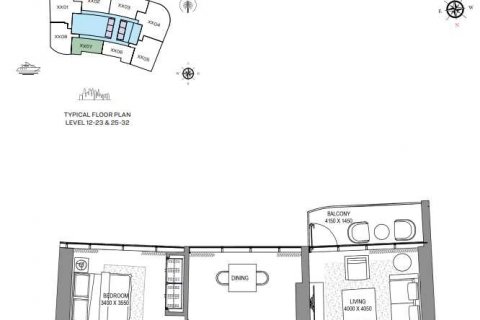 Apartament në Dubai Harbour, Emiratet e Bashkuara Arabe 1 dhomë gjumi, 81 m2. № 636968 - Foto 2