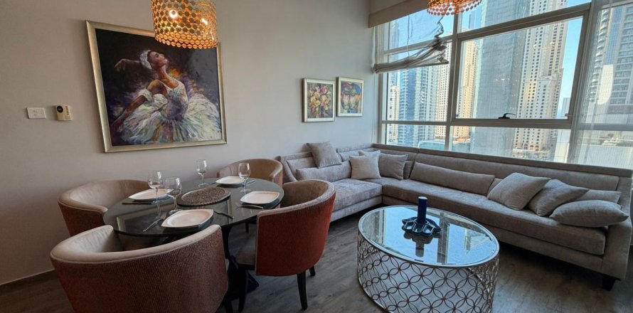 דירה ב Dubai Marina, Dubai, איחוד האמירויות 2 חדרי שינה, 88.5 מ"ר מספר 698878