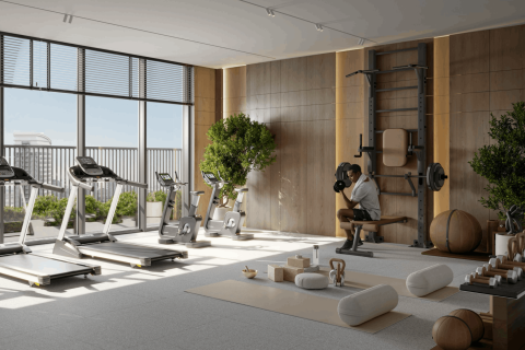 Apartament de vânzare în Dubai, EAU 1 cameră, 37 mp.  №729624 - poză 9