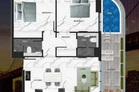 Apartment in SAMANA CALIFORNIA in Al Furjan, Dubai, UAE 2 bedrooms, 121 sq.m. № 637089 - photo 4