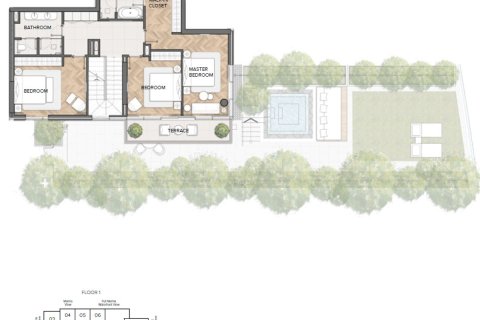 Huoneisto Dubai Marina, Arabiemiraatit 3 makuuhuonetta, 356.3 m2 № 715301 - kuva 15