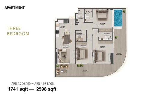 Majan, Dubai, UAE의 판매용 아파트 41제곱미터 번호 728437 - 사진 19