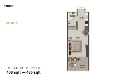 Majan, Dubai, UAE의 판매용 아파트 41제곱미터 번호 728437 - 사진 16