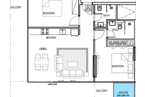 Appartement te koop in Arjan, Dubai, VAE 1 slaapkamer, 69 vr.m., nr 732714 - foto 6
