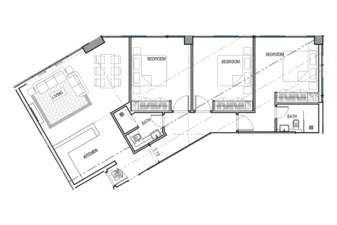 Appartement te koop in Arjan, Dubai, VAE 1 slaapkamer, 69 vr.m., nr 732714 - foto 7