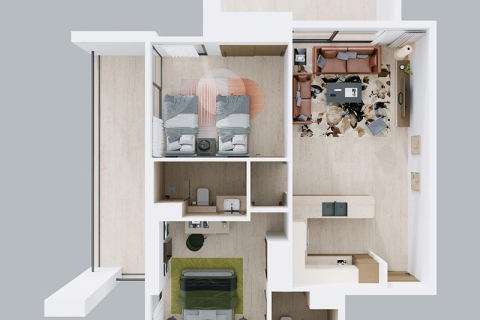 Jumeirah Village Triangle, Dubai, BAE’de satılık daire 1 oda, 35 m&sup2; No 732710 - fotoğraf 2