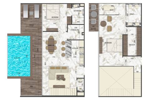Lakás itt: Jumeirah Village Circle, Dubai, EAE, 1 szoba, 41 m², azonosító: 732713 - fénykép 8