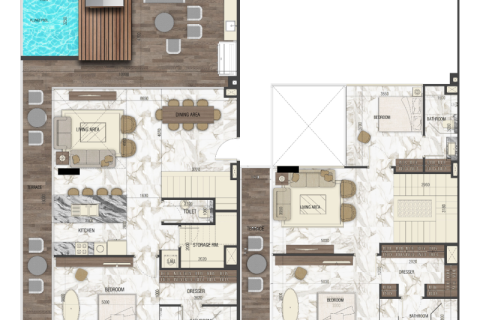 Lakás itt: Jumeirah Village Circle, Dubai, EAE, 1 szoba, 41 m², azonosító: 732713 - fénykép 9