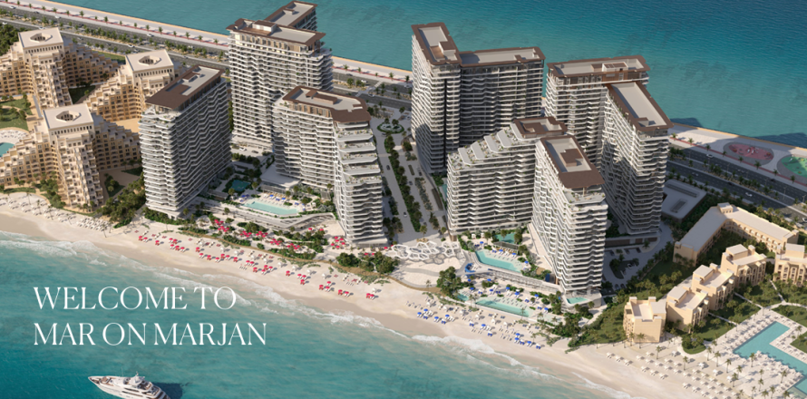 Apartment in Al Marjan Island, Ras Al Khaimah, UAE 3 bedrooms, 154 sq.m. № 656113