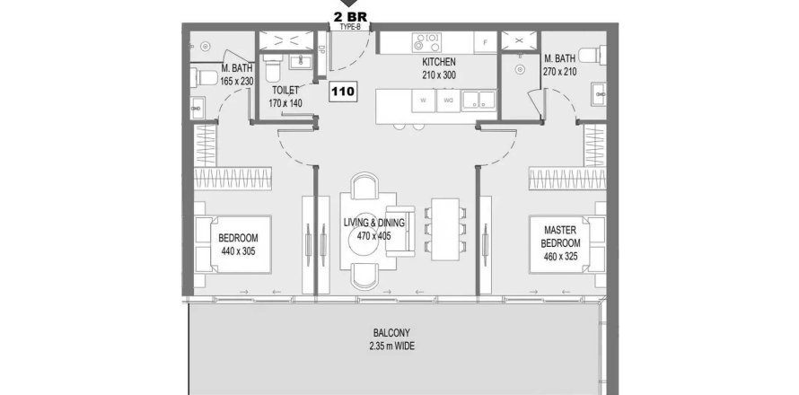 Apartment in Sensi on the Saadiyat Island, Abu Dhabi, UAE 2 bedrooms, 100.99 sq.m. № 688106