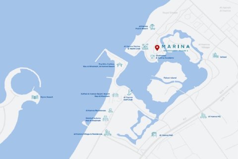 Apartmen di Al Hamra Village, Ras Al Khaimah, UAE 46 meter persegi № 730696 - foto 18