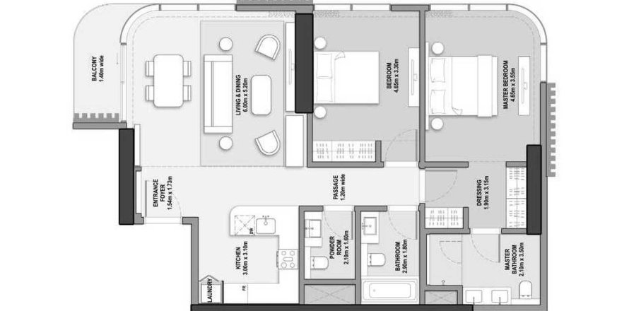 Floor plan in V1stara House 2