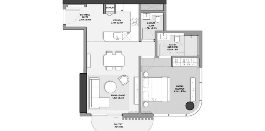 Floor plan in V1stara House 2