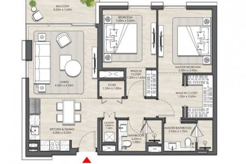 阿联酋 Dubai Dubai Hills Estate 待售 : 2 卧, 102 平方米 , 编号636955 - 照片 3