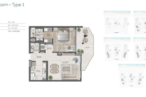 Huoneisto Dubai, Arabiemiraatit 3 makuuhuonetta, 316 m2 № 709140 - kuva 17