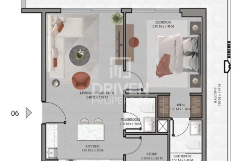 Üürile anda korter asukohaga Al Satwa, Dubai, AÜE: 1 magamistoaga, 85.94 m² Nr 757193 - pilt 23
