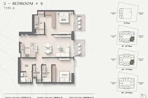 Apartment in Meydan, Dubai, UAE 3 bedrooms, 160 sq.m. № 634061 - photo 19