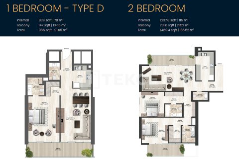 Apartament de vânzare în Business Bay, Dubai, EAU 1 dormitor, 92 mp.  №678113 - poză 20