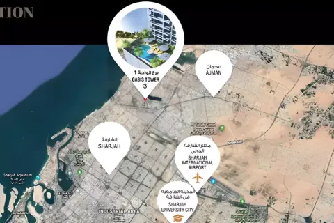 Apartament në Umm Al Quwain, Emiratet e Bashkuara Arabe 1 dhomë gjumi, 84 m2. № 729234 - Foto 5