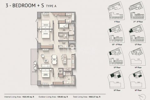 Byt v Dubai Silicon Oasis, SAE 2 ložnice, 110 m² Č.: 634066 - fotografie 10