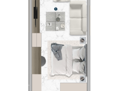 Apartment in Franck Muller Vanguard in Dubai Marina, UAE 1 room, 43 sq.m. № 704861 - photo 19