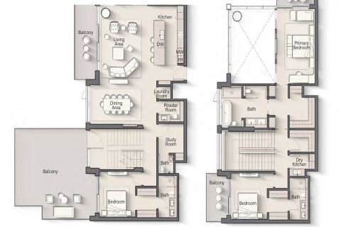 Apartment in Playa Del Sol in Al Marjan Island, Ras Al Khaimah, UAE 1 room, 38 sq.m. № 704863 - photo 21