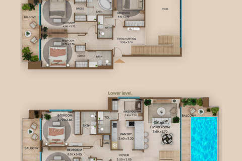 Apartman u Jumeirah Village Circle, Dubai, UAE 1 soba, 39 m2 Br. 732833 - fotografija 12