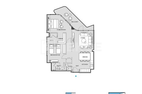 Leilighet til salgs i Dubai, Emiratene 2 soverom, 111 kvm Nr. 662522 - Foto 24