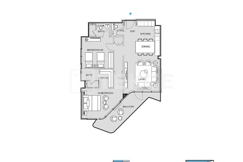 Leilighet til salgs i Dubai, Emiratene 2 soverom, 111 kvm Nr. 662522 - Foto 22