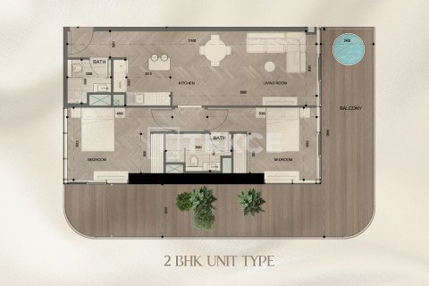 דירה למכירה ב Dubai Land, Dubai, איחוד האמירויות 2 חדרי שינה, 150 מ"ר, מספר 662519 - תמונה 15