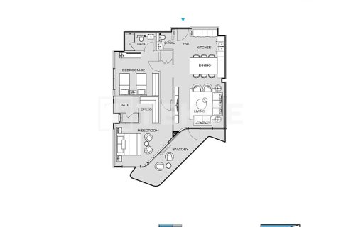 Apartamento para venda em Dubai, EAU 3 quartos, 154 m2 № 662523 - foto 22