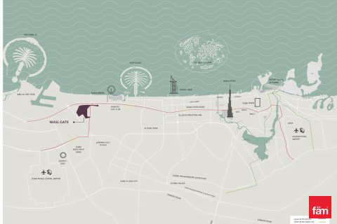 Apartment til salg i Jebel Ali, Dubai, UAE 2 soveværelser, 117.7 kvm № 698997 - foto 10