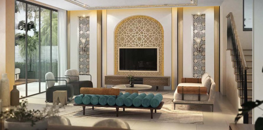 خانه شهری در Damac Lagoons، Dubai ، امارات متحده عربی 4 خوابه ، 144 متر مربع.  شماره 749207