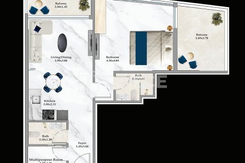 Apartment in Dubai Sports City, UAE 1 bedroom, 48 sq.m. № 630088 - photo 24