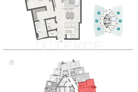 Apartament në Dubai Marina, Emiratet e Bashkuara Arabe 1 dhomë gjumi, 81 m2. № 630089 - Foto 22