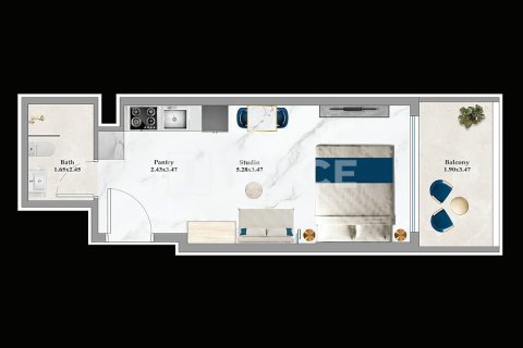 Apartment in Dubai Sports City, UAE 1 room, 40 sq.m. № 630087 - photo 22
