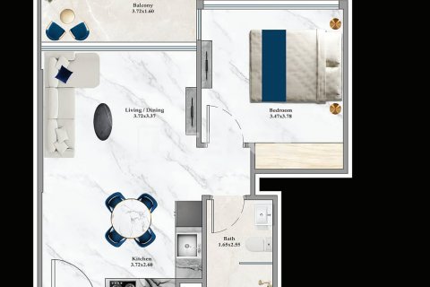 Apartment in Dubai Sports City, UAE 1 room, 40 sq.m. № 630087 - photo 23