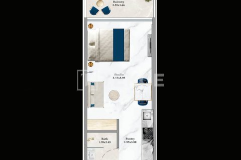 Apartment in Dubai Sports City, UAE 1 room, 40 sq.m. № 630087 - photo 21