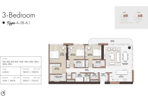 Apartman u gradu Dubai Design District, UAE 3 spavaće sobe, 200 m2 Br. 709149 - Slika 26