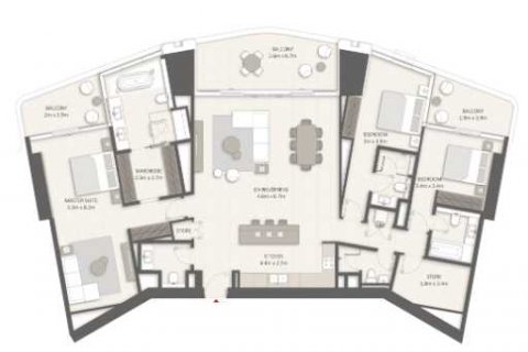 Пәтер LIV LUX, Дубай Марина, БАӘ-да 3 жатын бөлмелер, 235 м² № 637300 - фото 3